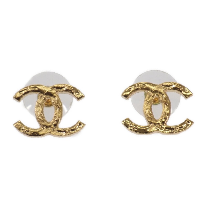 シャネル CHANEL ココマーク ABC502 ピアス メタル ゴールド レディース【中古】【Aランク】