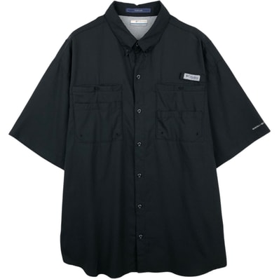 古着 コロンビア Columbia PFG TAMIAMI OMNI-SHADE オムニシェイド ボタンダウン 半袖 フィッシングシャツ メンズXL相当/eaa664989