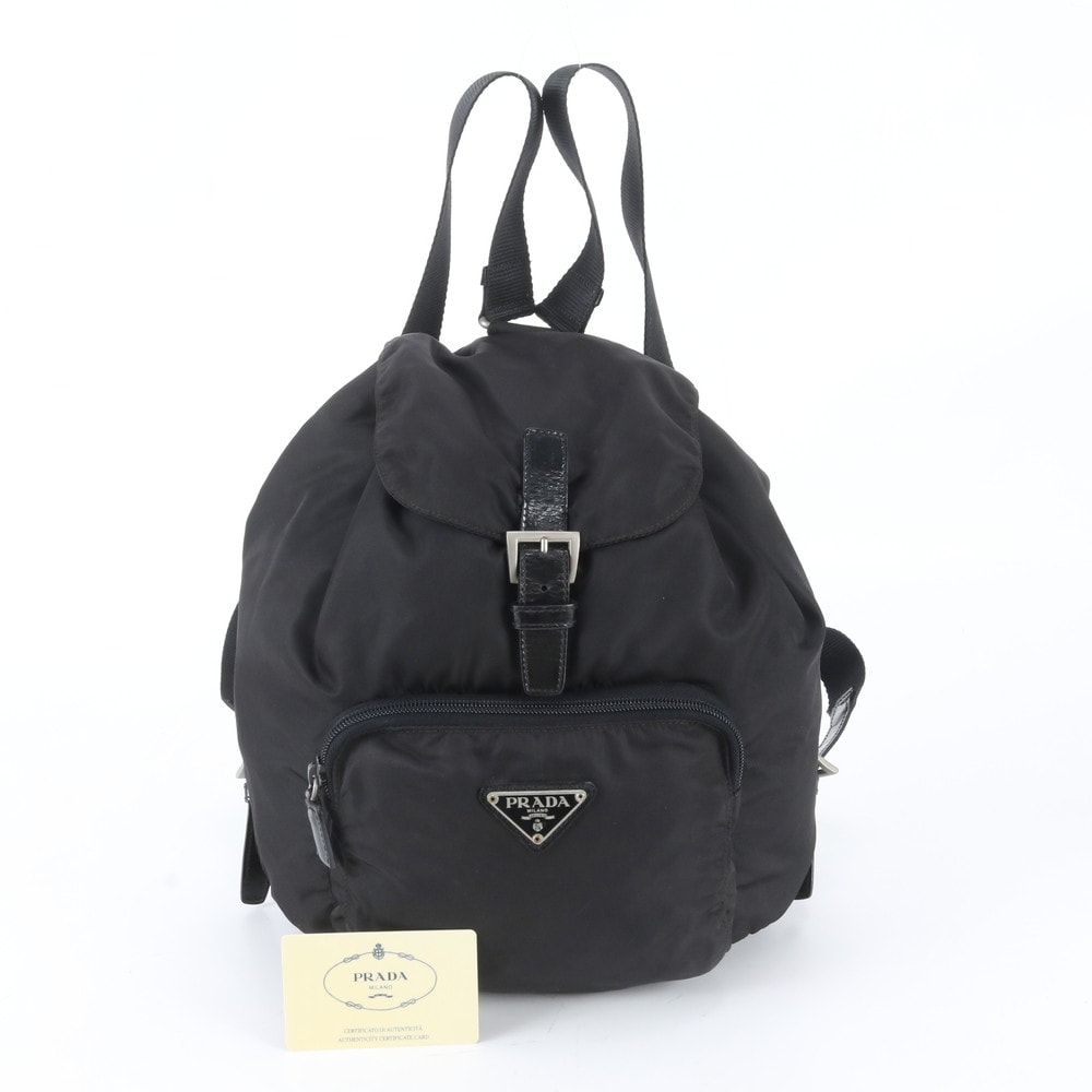 ■美品 プラダ テスート ナイロントライアングルロゴ B4650F