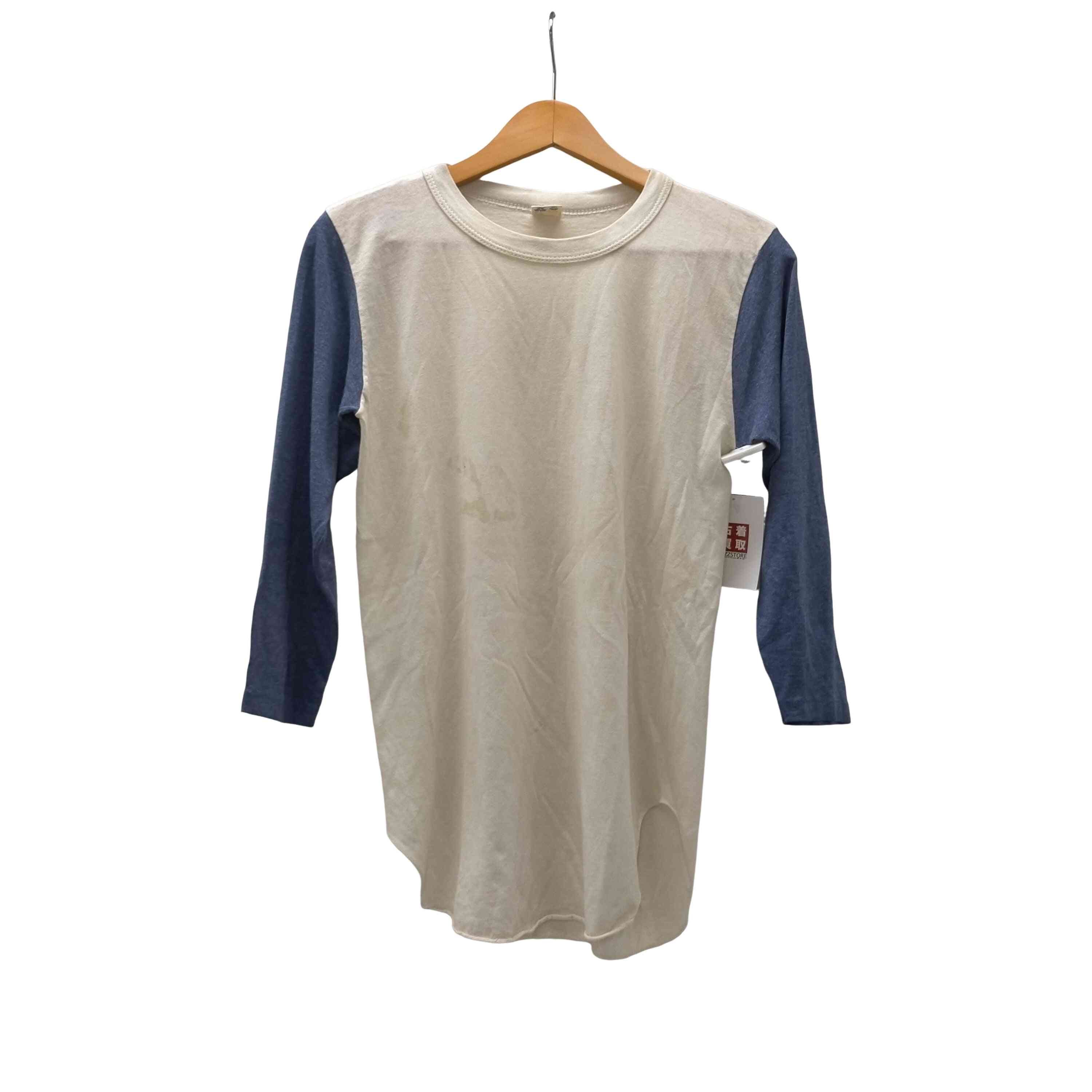 80S USA製 トリコタグ RN 26094 表記 アームバイカラー Q/S Tシャツ【1142270770203】