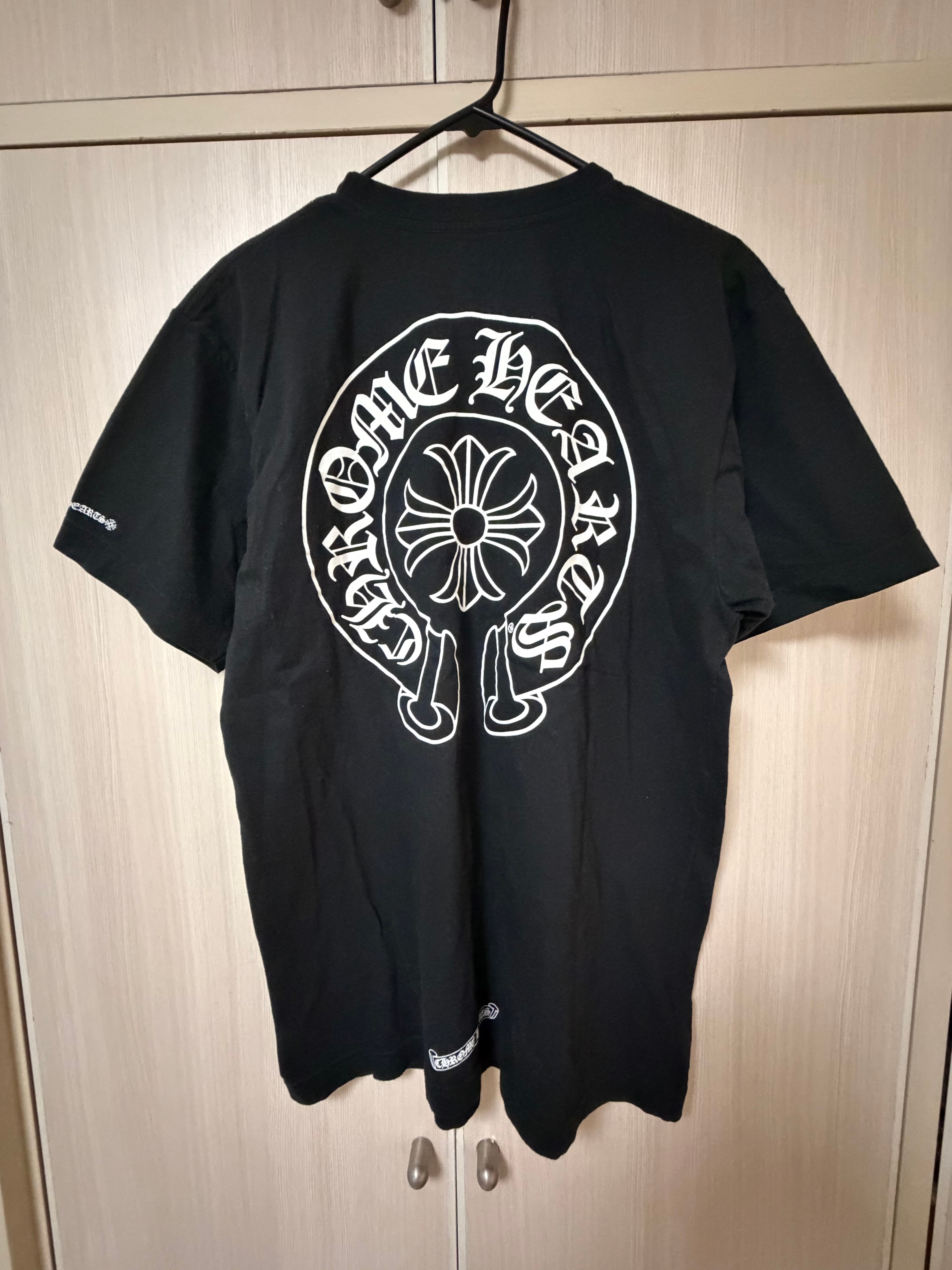 Chrome Hearts Horse Shoe Logo Pocket T-Shirt "Black"