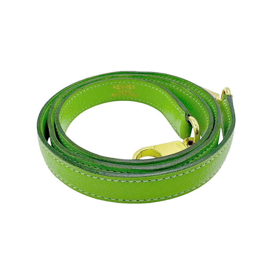 エルメス HERMES ショルダーストラップ ケリー用 ボリード用 ヴォースイフト アップルグラニー ゴールド ユニセックス【中古】 z2718