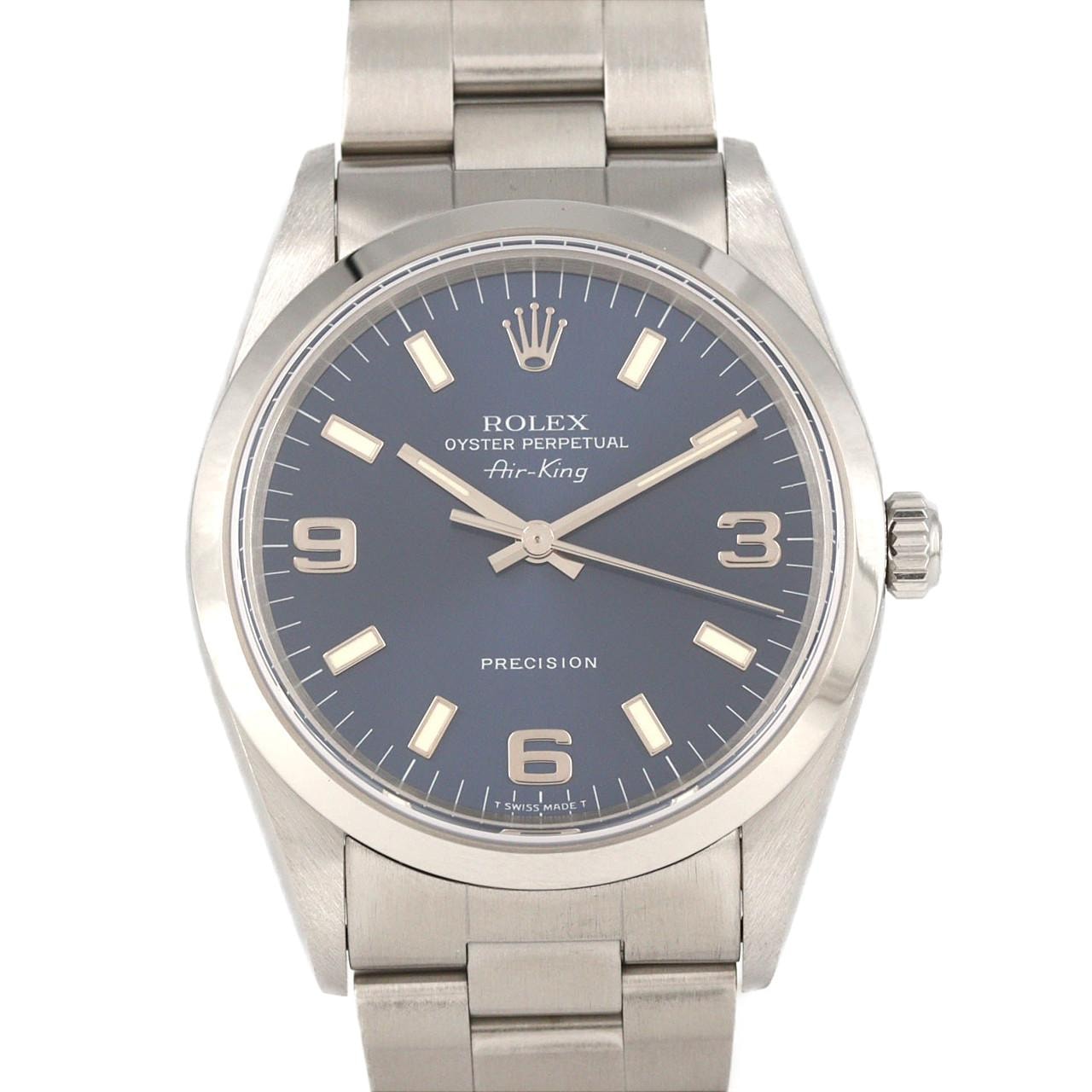 ロレックス エアキング 14000 SS 自動巻 U番