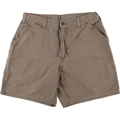 古着 カーハート Carhartt ORIGINAL FIT ダック地ペインターショーツ ショートパンツ メンズw36相当/eaa558825