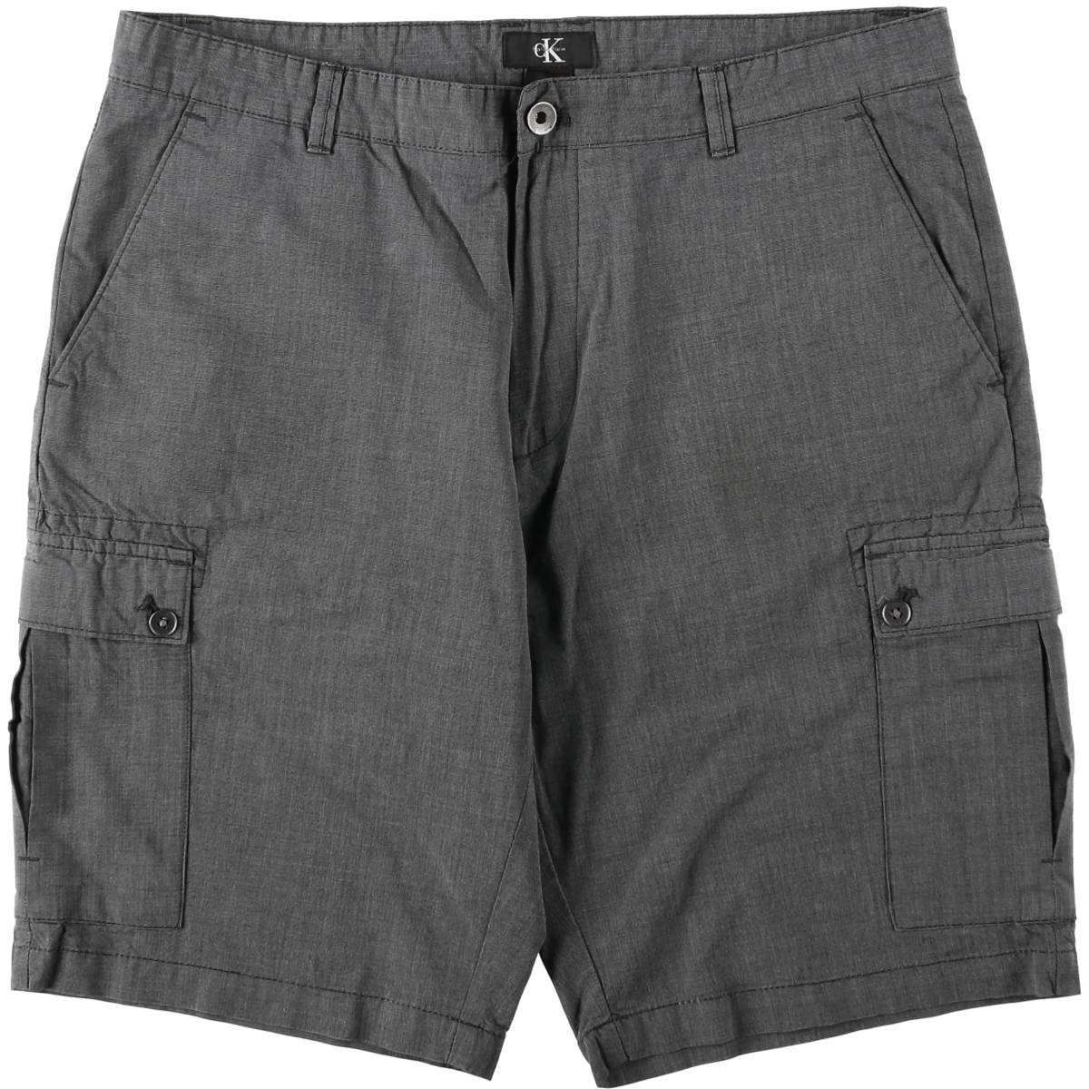 古着 90~00年代 カルバンクライン Calvin klein シャンブレー カーゴショーツ ハーフパンツ メンズw37相当/eaa621418
