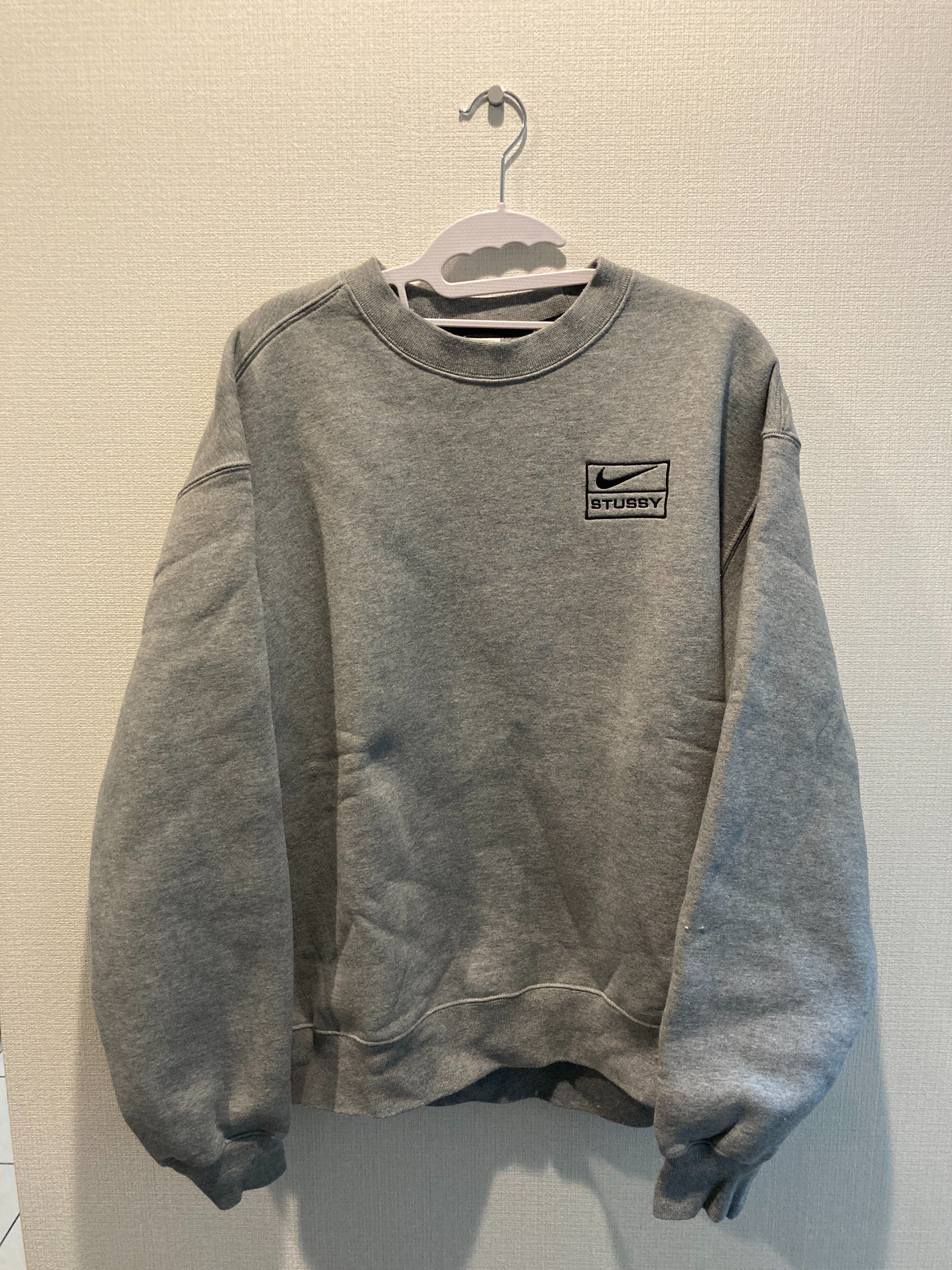 Nike x Stussy NRG BR Crew Fleece "Grey" 
