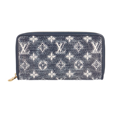 Louis Vuitton Zippy Wallet Monogram Jacquard "Blue"