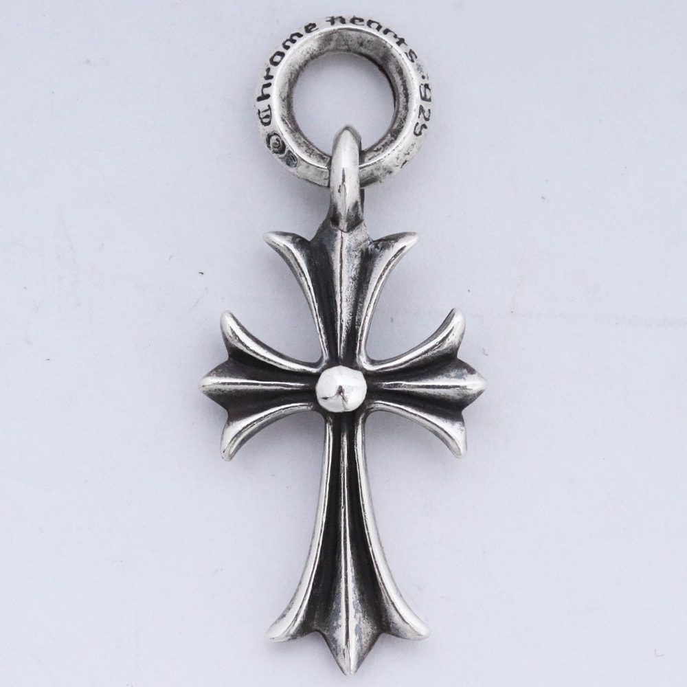 Chrome Hearts Tiny CH Cross Charm "Silver"