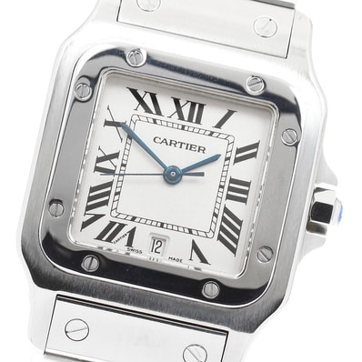 ☆良品 カルティエ サントスガルベLM W20060D6 メンズ 【中古】