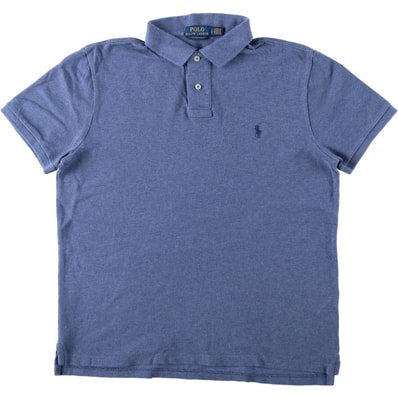 古着 ラルフローレン Ralph Lauren POLO RALPH LAUREN CUSTOM FIT 半袖 ポロシャツ メンズL相当/eaa620734
