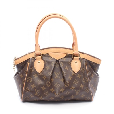 ルイ・ヴィトン LOUIS VUITTON ティヴォリPM ハンドバッグ バッグ PVCコーティングキャンバス レザー モノグラム レディース ブラウン系 M40143 【中古】
