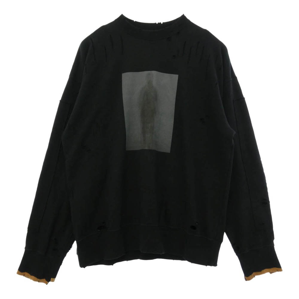 Yohji Yamamoto ヨウジヤマモト ssstein シュタイン SZ-T11-031-1-03 WILDSIDE × stein OVERSIZED REBUILD SWEAT ダメージ加工 オーバーサイズド リビルド スウェット トレーナー【中古】