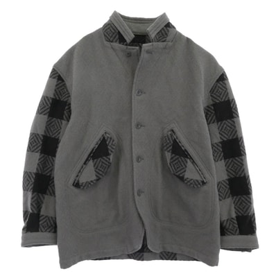 TENDERLOIN テンダーロイン ジャケット T-MELTON CPO JKT メルトン ジャケット グレー グレー系 L【中古】