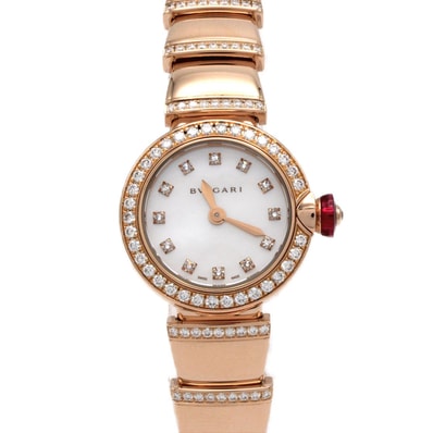 ブルガリ ピッコラルチェア PG/D・12P・ブレスD LUP23G/LUP23WGDGD1/12 PG・RG クォーツ