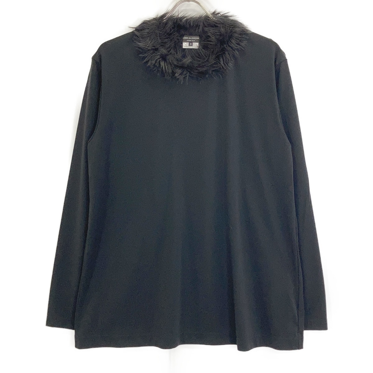 コムデギャルソンオムプリュス PL-T009 ブラック 23年製 ファートリムロングカットソー M