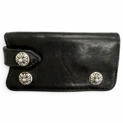 Chrome Hearts Leather Key Case "Black"