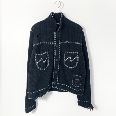 NEIGHBORHOOD x PHINGERIN PG1 Savage Knit "Black" 242PGPGN-KNM01