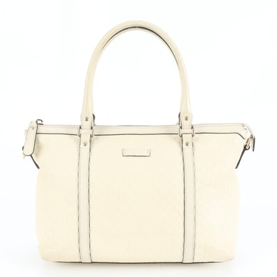 ■美品 グッチ グッチシママイクロ 449656 トート バッグ レザー