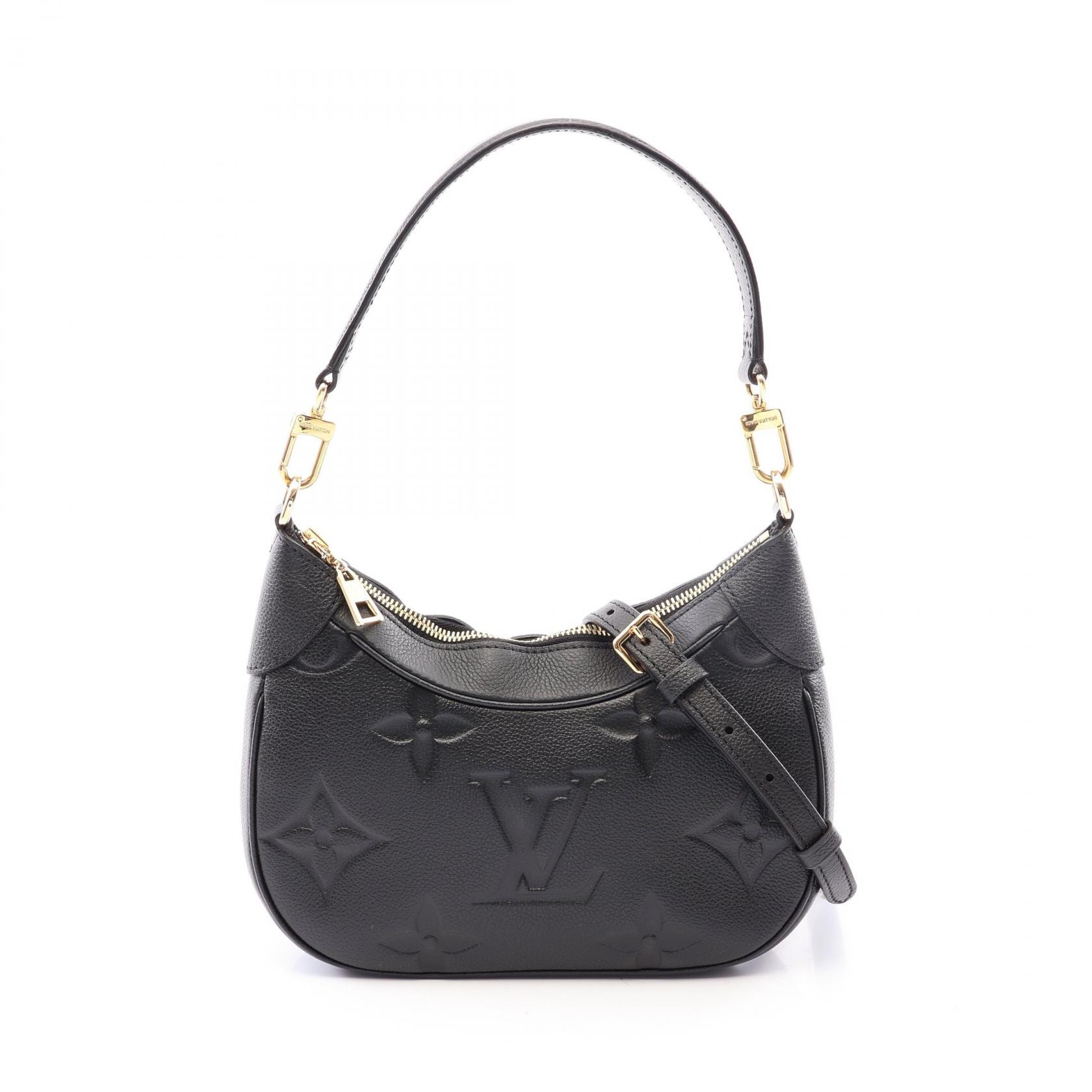ルイ・ヴィトン LOUIS VUITTON バガテルNM モノグラムアンプラント ノワール 2WAY ハンドバッグ バッグ レザー モノグラム・アンプラント レディース ブラック系 M46002 【中古】