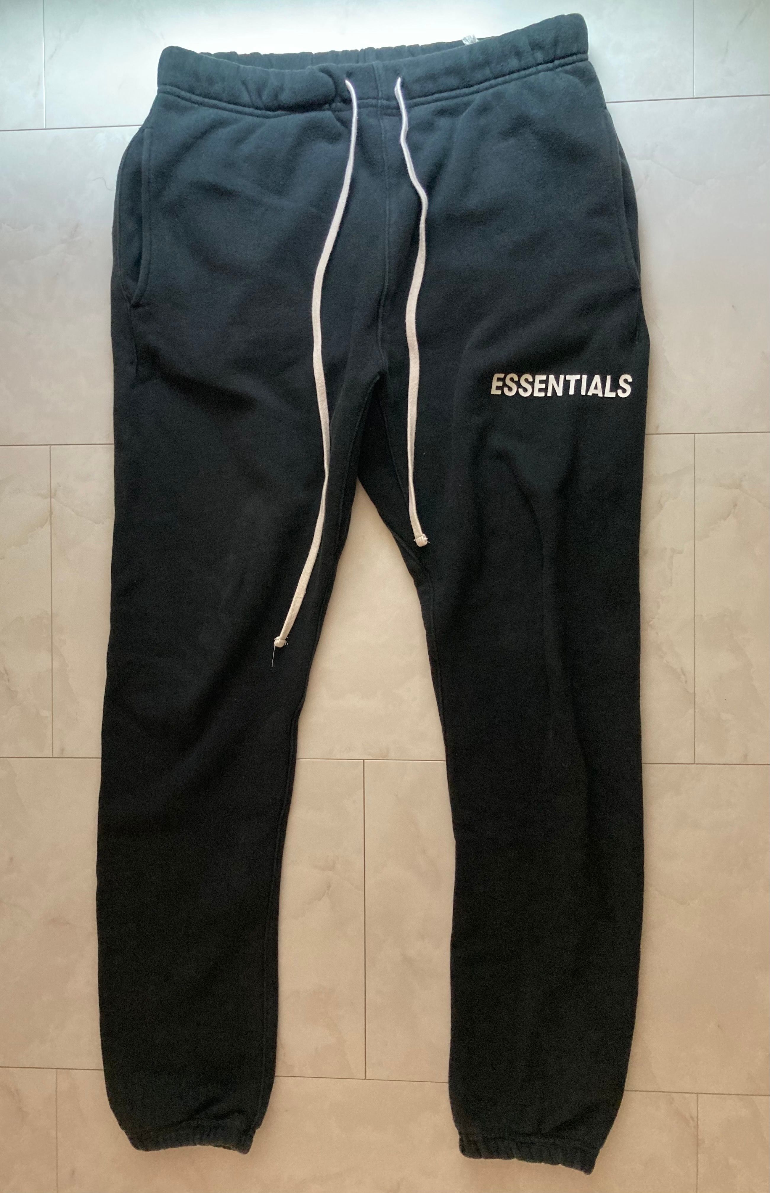 FEAR OF GOD Essentials Graphic Sweatpants "Black"