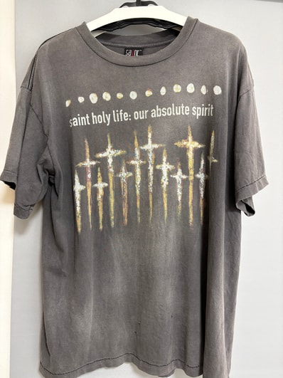 SAINT Mxxxxxx x FORSOMEONE FS_SS T-Shirt/God "Black"