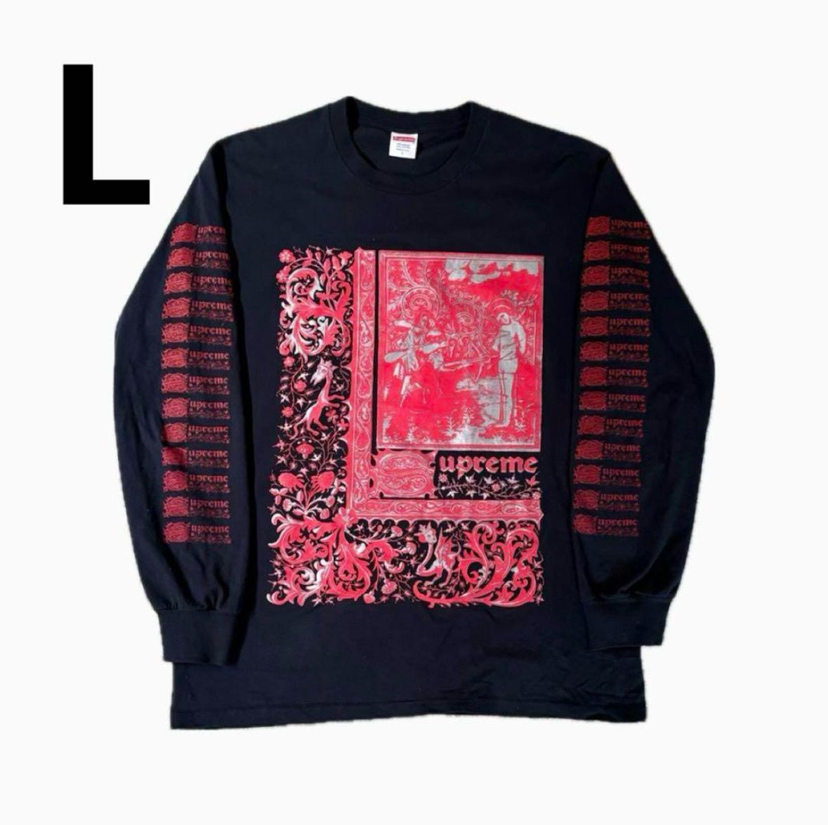 Supreme Saint Sebastian L/S Tee "Navy"