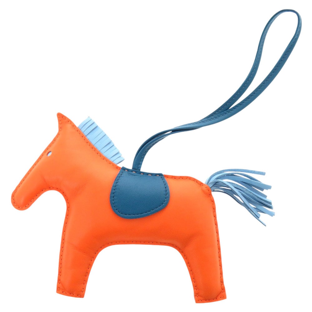 エルメス  ロデオMM チャーム   アニューミロ  セレステ ブ