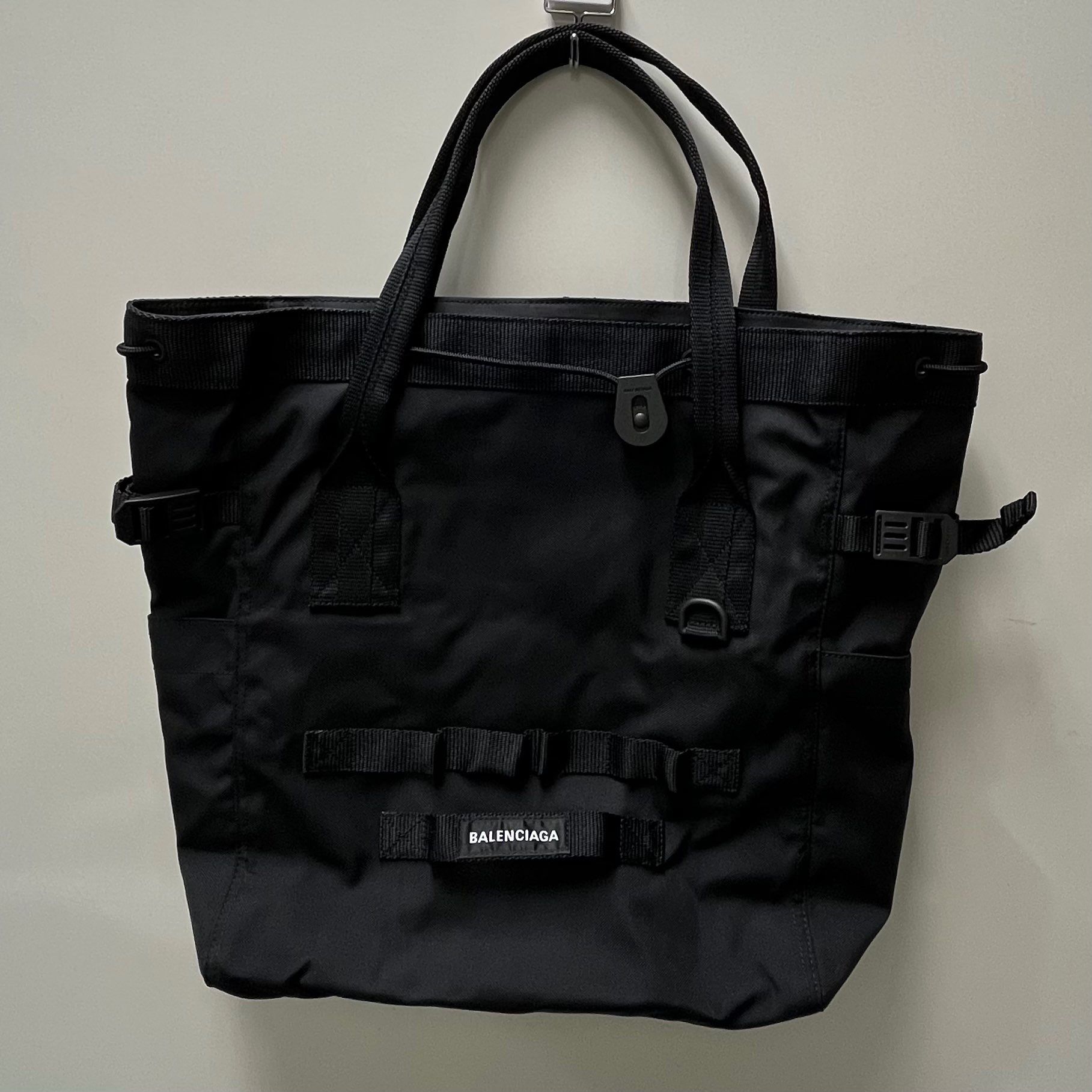 BALENCIAGA Explorer Tote With Strap "Black"