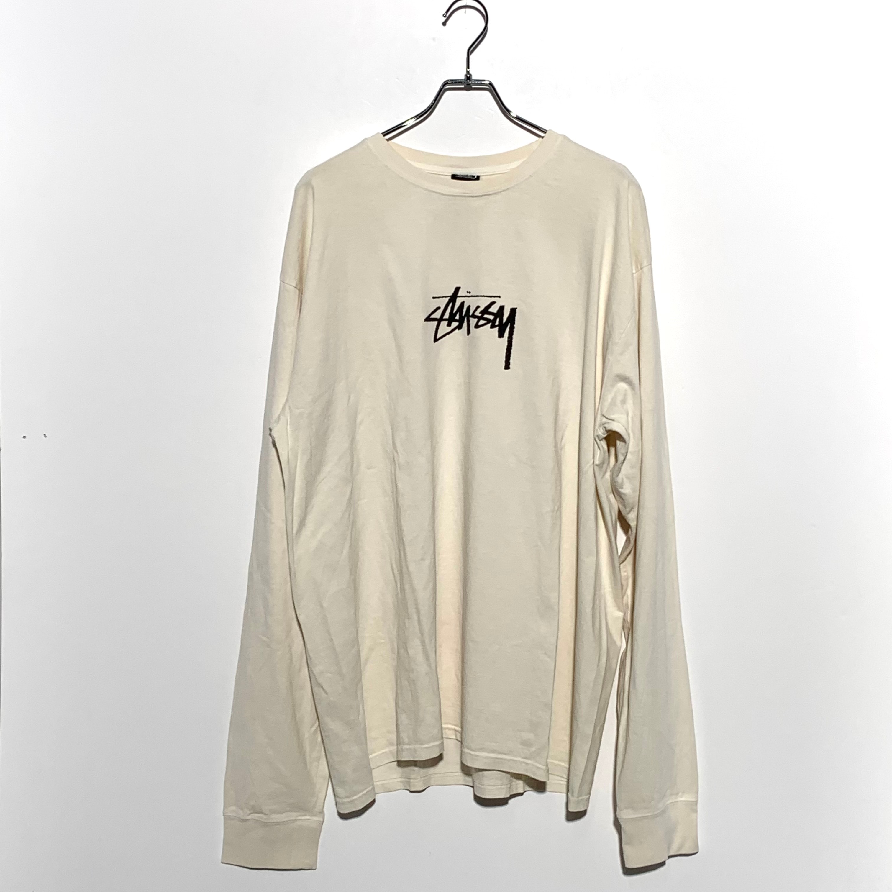 Stussy Small Stock LS Tee Pigment Dyed "Natural"