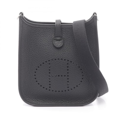 エルメス HERMES エヴリンTPM ショルダーバッグ バッグ レザー トリヨンクレマンス トリヨンクレマンス ブラック(エルメス) レディース ブラック系 【中古】
