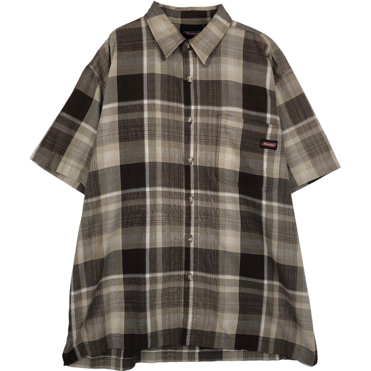 古着 ディッキーズ Dickies チェック柄 半袖 オープンカラー レーヨンシャツ ボックスシャツ メンズS相当 /eaa562950 楽天市場】古着 ディッキーズ Dickies チェック柄 半袖 オープンカラー