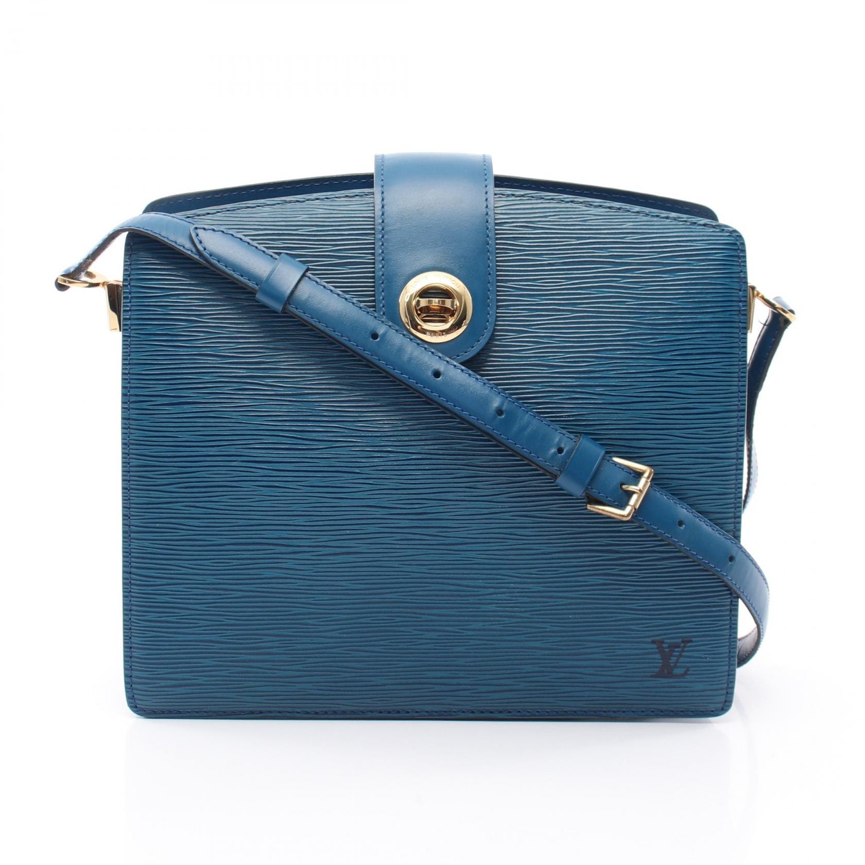 ルイ・ヴィトン LOUIS VUITTON カプチン エピ トレドブルー ショルダーバッグ バッグ レザー レディース ブルー系 M52345 【中古】