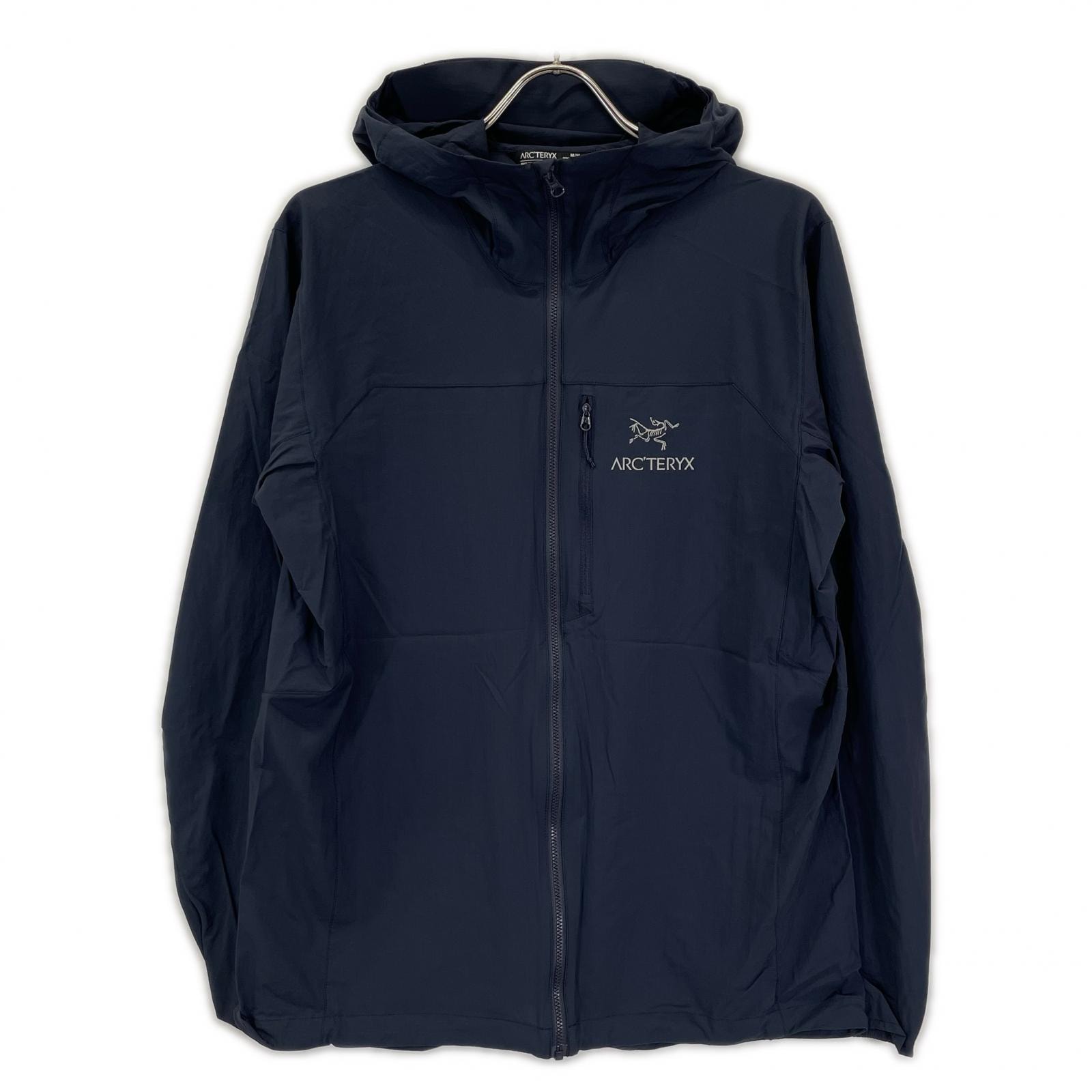 アークテリクス X000007411 22年製 ネイビー Squamish Hoody スコーミッシュ フーディ ナイロンジャケット M