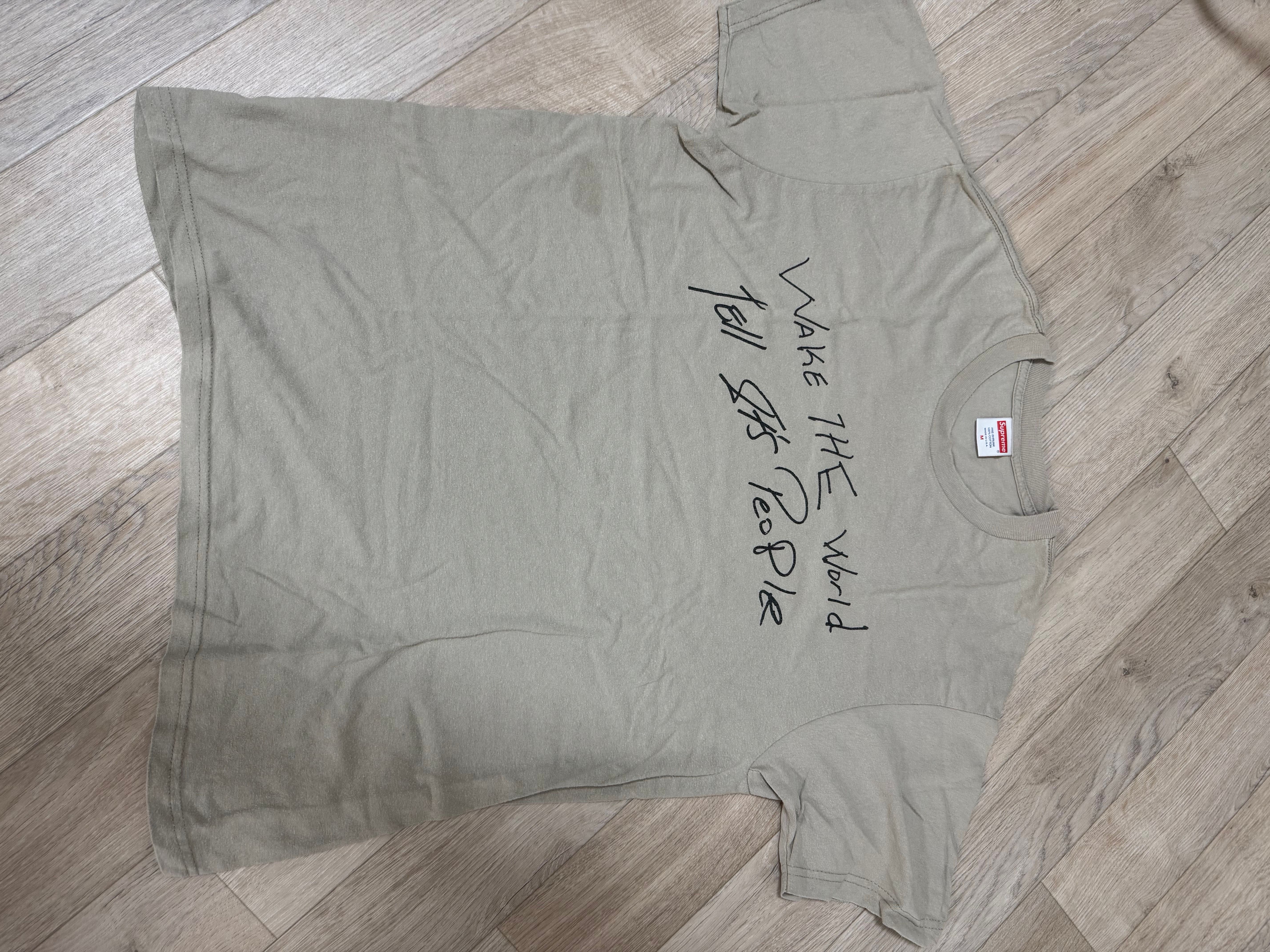 Supreme Wake The World Tee "Tan"