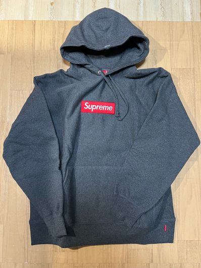 Supreme Box Logo Hooded Sweatshirt "Charcoal" (21FW)