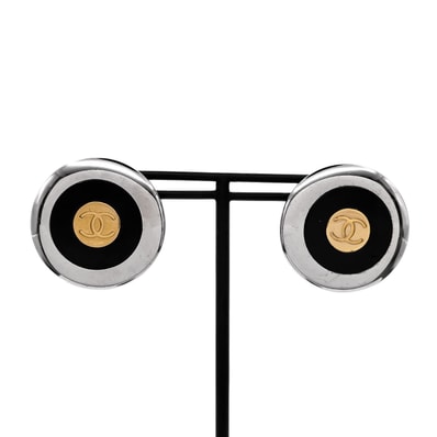 CHANEL シャネル ラウンド ココマーク イヤリング
メタル シルバー レディース
【中古】