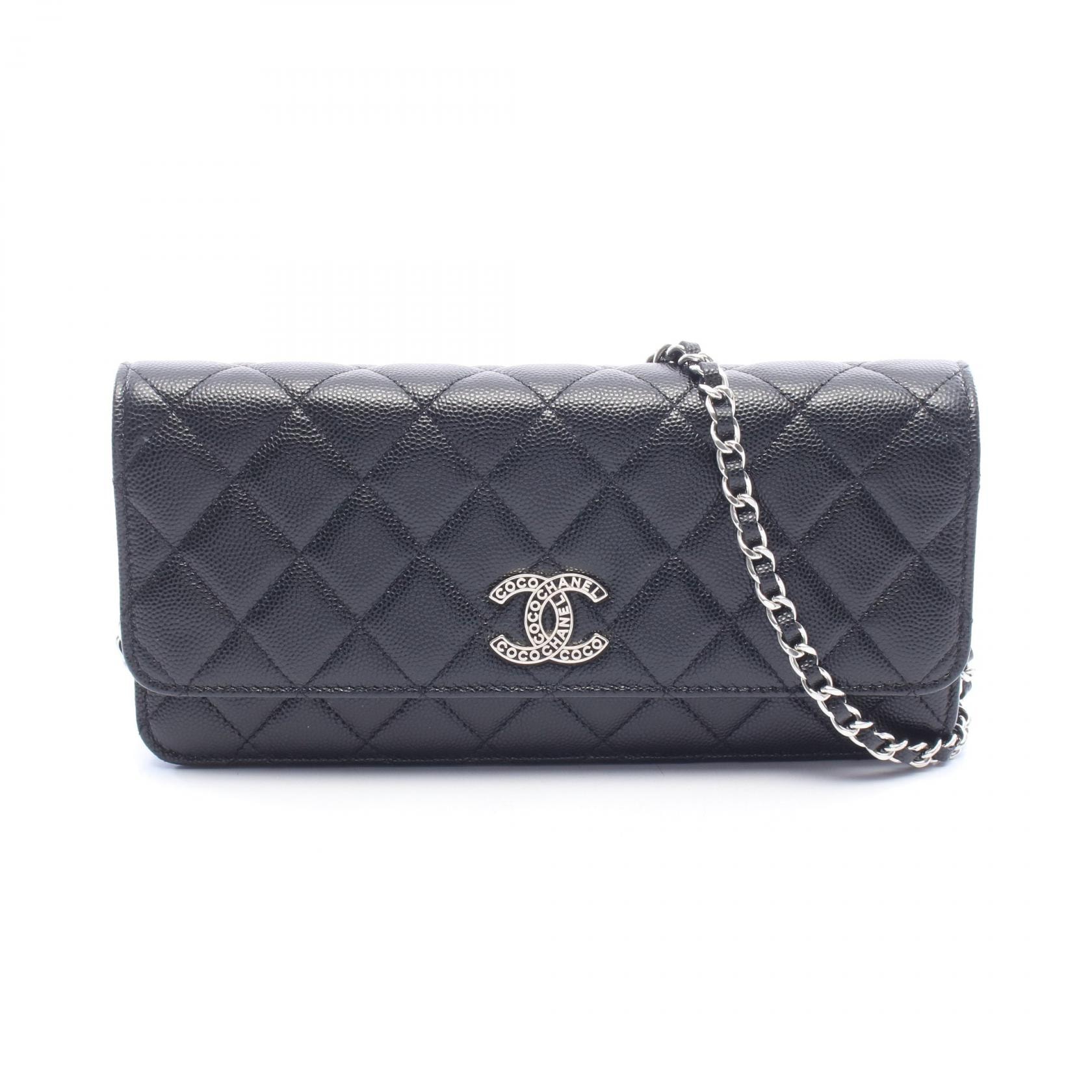 シャネル CHANEL マトラッセ ショルダーバッグ バッグ キャビアスキン(グレインドカーフ) レディース ブラック系 【中古】
