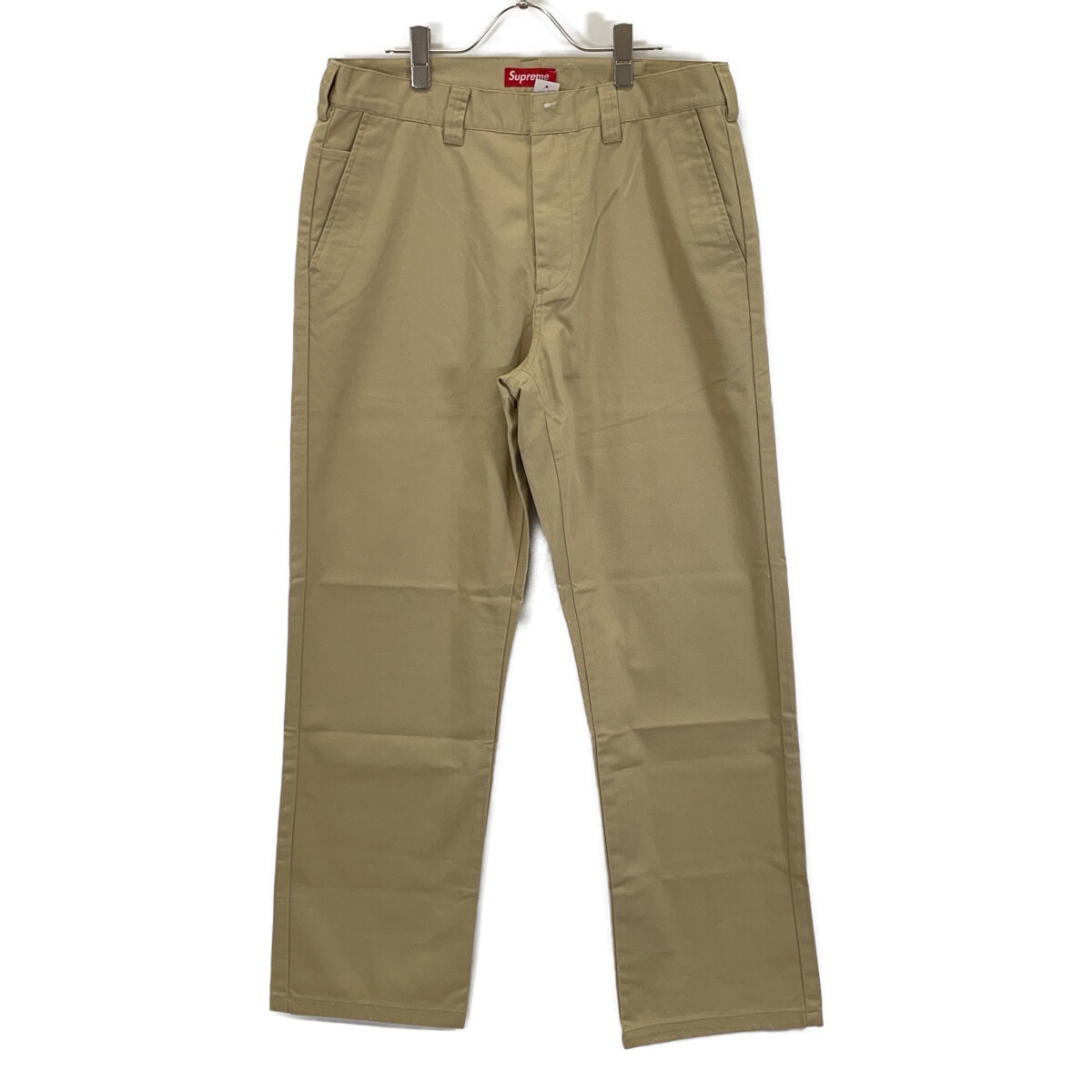 A+ (新品・未使用(ワケあり))】シュプリーム ｶｰｷ ﾜｰｸ ﾁﾉﾊﾟﾝ 34の古着