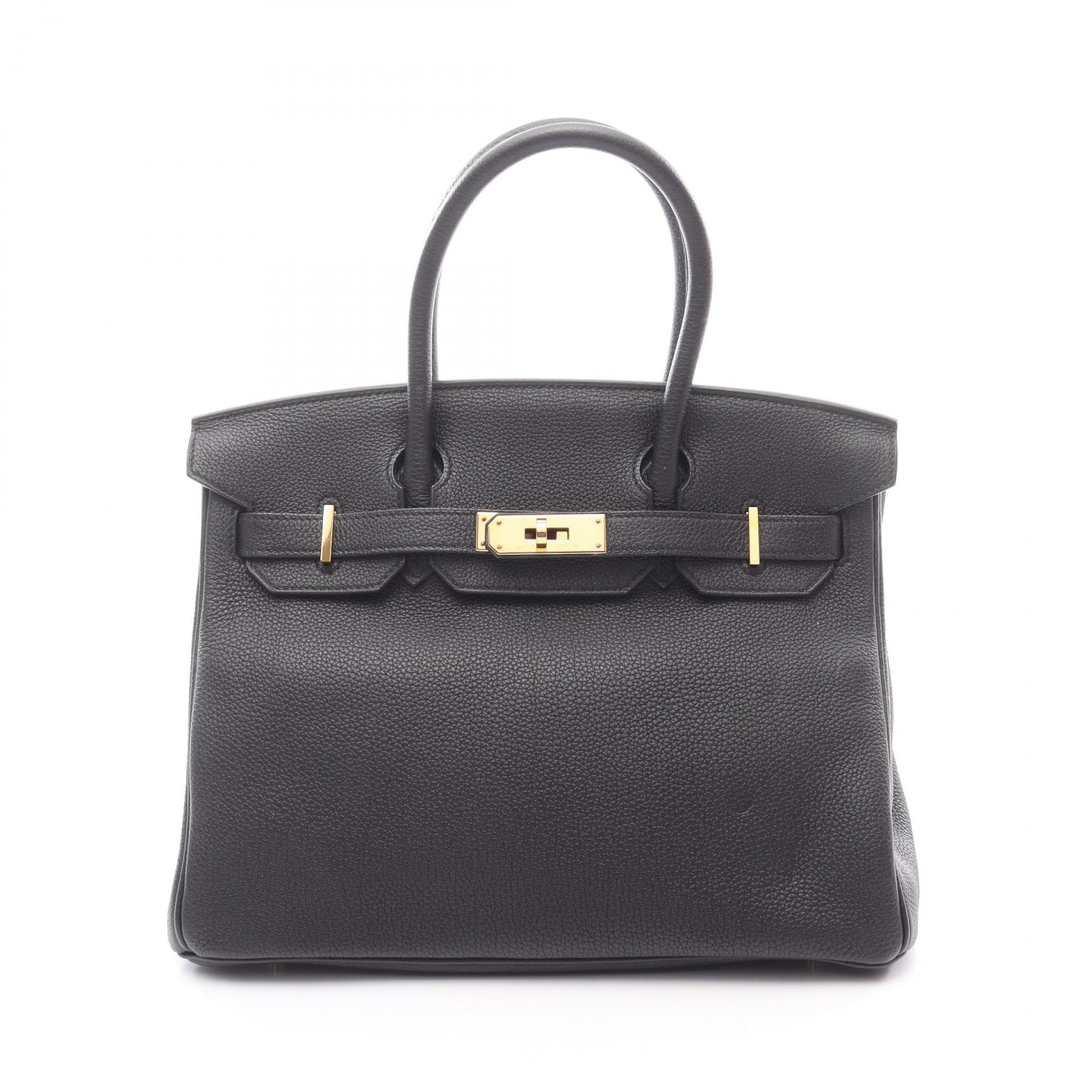 エルメス HERMES バーキン30 ハンドバッグ バッグ レザー トゴ トゴ U刻印(2022年製造) レディース ブラック系 【中古】