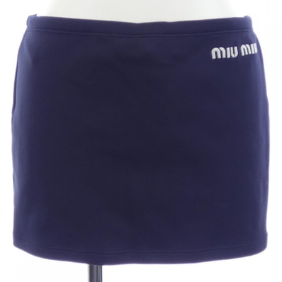 ミュウミュウ MIU MIU ナイロンミニスカート MMG505 S000 14SJ スカート