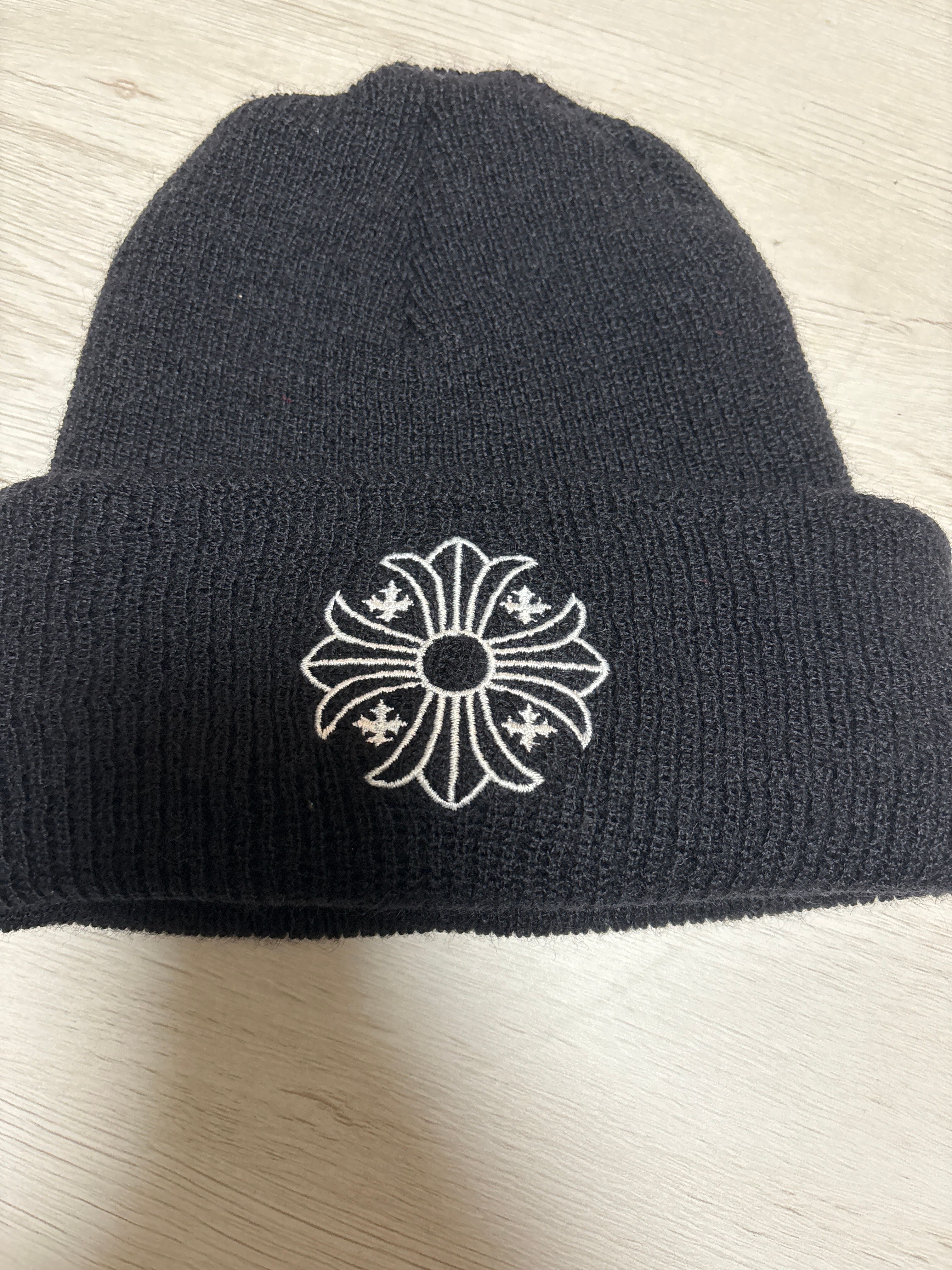Chrome Hearts Wool Watch Cap CH Plus "Black/White"