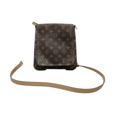 〇〇LOUIS VUITTON ルイヴィトン モノグラム ミュゼット サルサ ロング ショルダーバッグ M51387 ブラウン