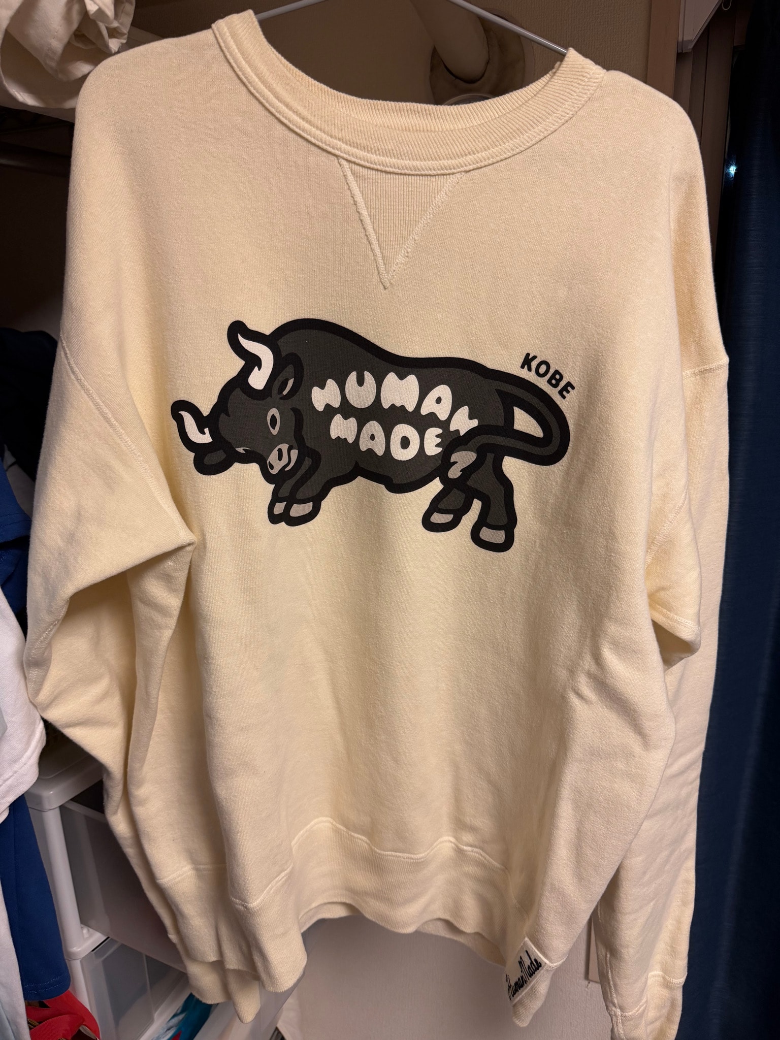 HUMAN MADE Tsuriami Sweatshirt Kobe "White"