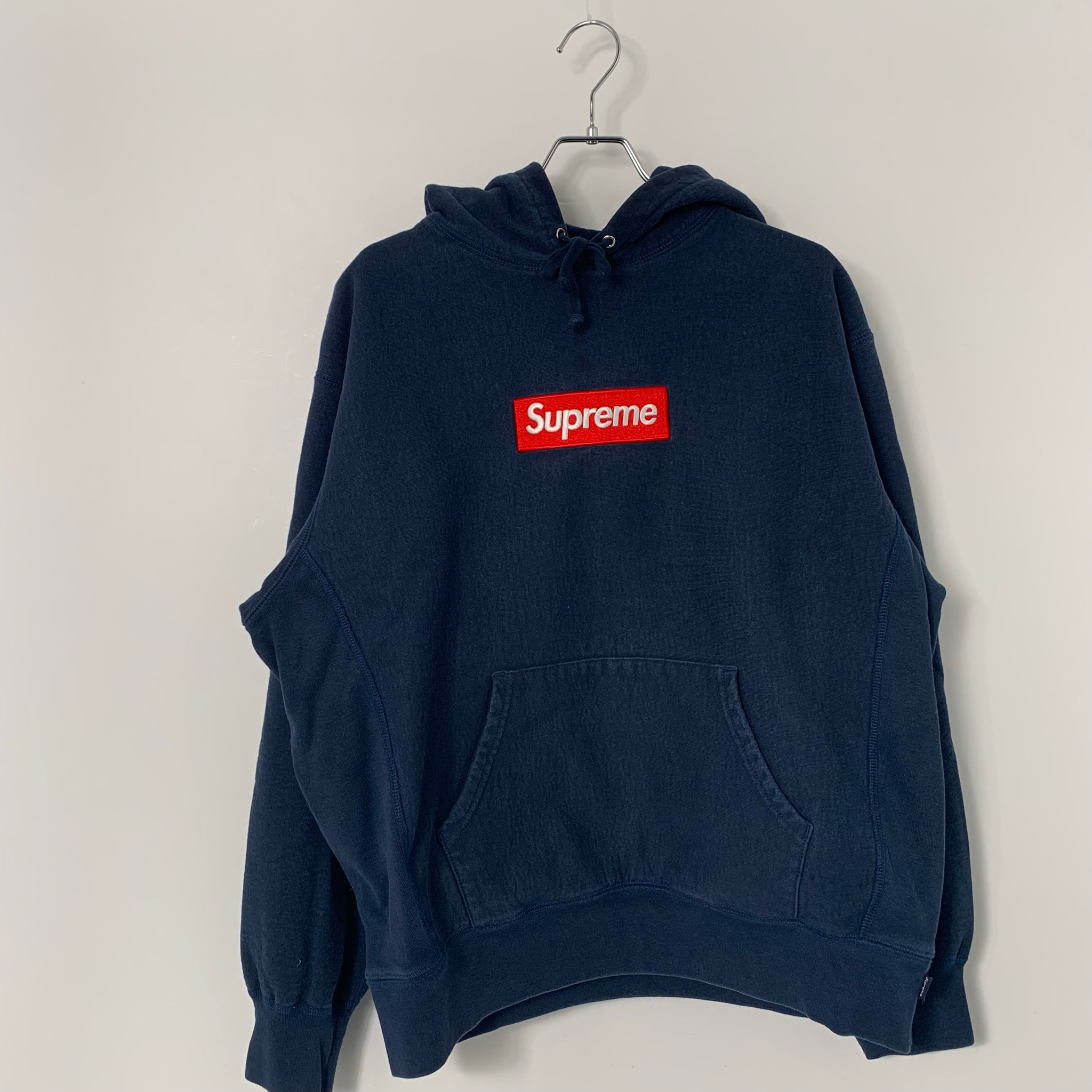Supreme Box Logo Hooded Sweatshirt "Navy" (24FW)