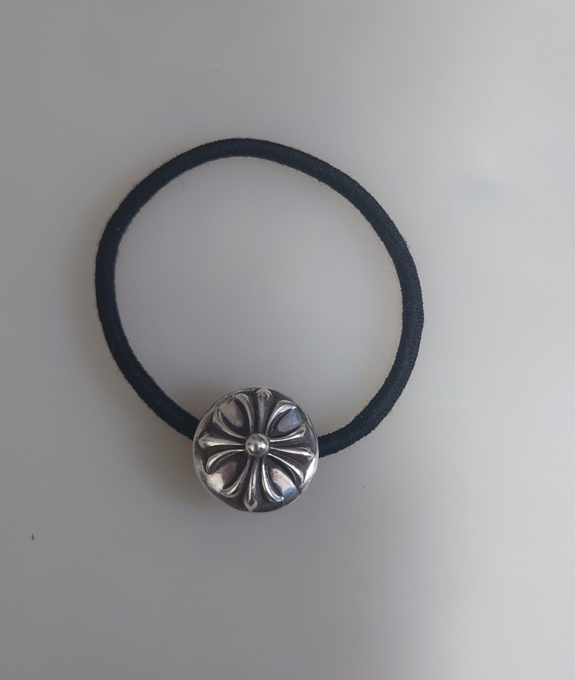 Chrome Hearts Hair Band # 2 Cross Bracelet "Black"