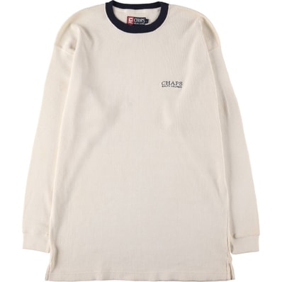 古着 90年代 ラルフローレン Ralph Lauren CHAPS チャップス サーマルロンT ワッフル メンズL相当 ヴィンテージ/eaa556932