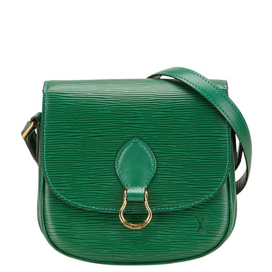 ルイ ヴィトン エピ ミニ サンクルー 斜め掛け ショルダーバッグ M52214 ボルネオグリーン レザー レディース LOUIS VUITTON 中古