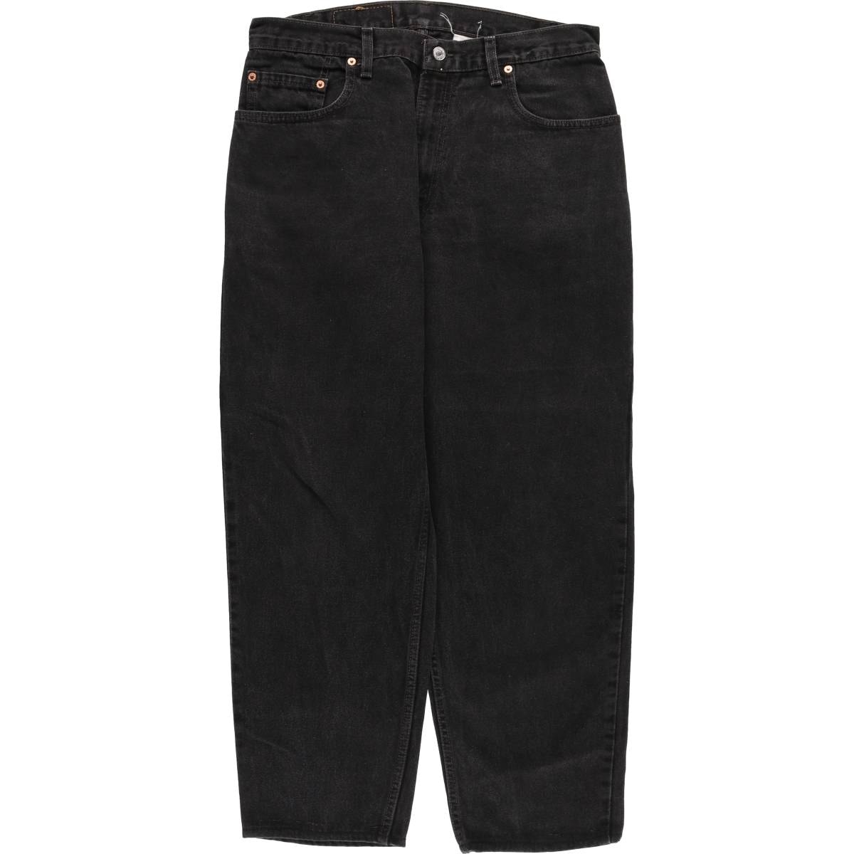 古着 00年代 リーバイス Levi's RED TAB ブラックデニム テーパードデニムパンツ メンズw33相当/evb030863