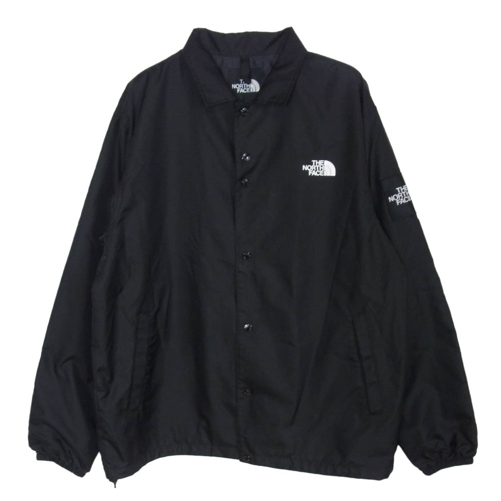 THE NORTH FACE ノースフェイス NP72130 The Coach Jacket ドローコード付き ナイロン コーチジャケット ブラック系 XL【中古】
