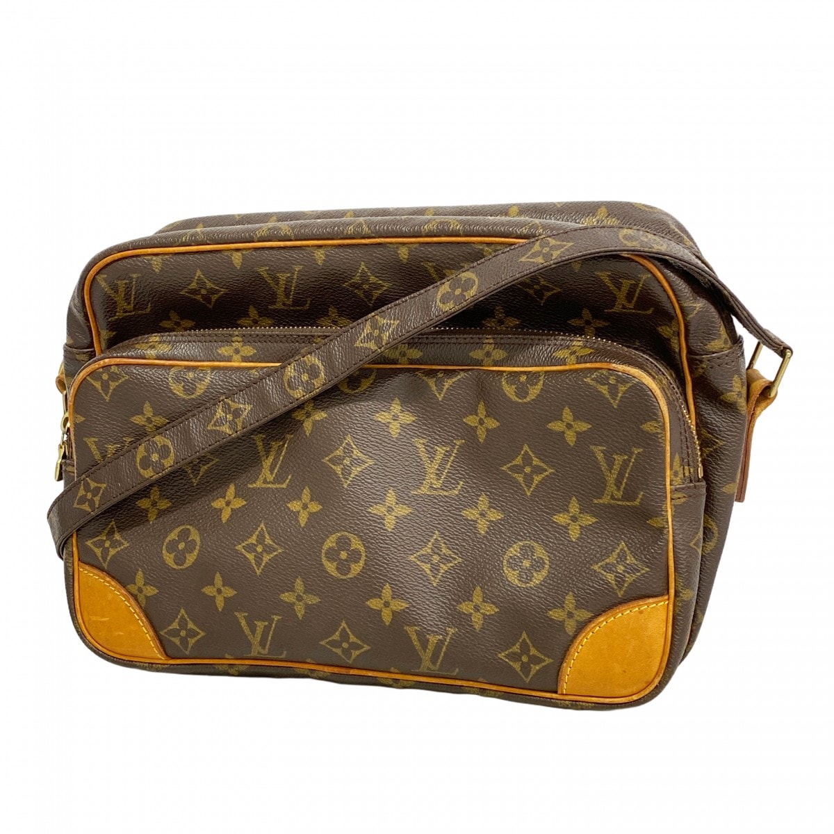 ★最終価格【6ce6217】ルイヴィトン ショルダーバッグ モノグラム ナイル M45244 ブラウン【中古】レディース